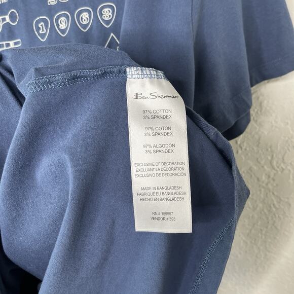 Ben Sherman "Built for the Sound" Blue Tee Men's Size L, Summer, Spring, Classic - Picture 6 of 7